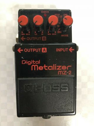 Boss Mz - 2 Guitar Effect Pedal Mij Vintage