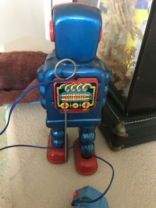 HIGH - WHEEL ROBOT Tin Battery Vintage Figure toy Japan 4