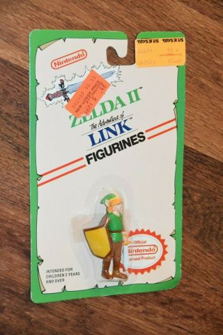 1989 Vintage Nintendo Legend Zelda Link Figure Pvc Nes Applause Figurine B