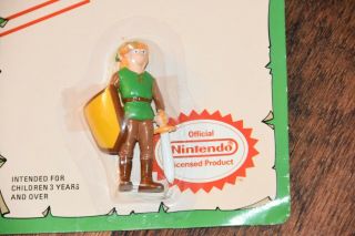 1989 Vintage Nintendo Legend Zelda LINK Figure PVC NES Applause Figurine B 2