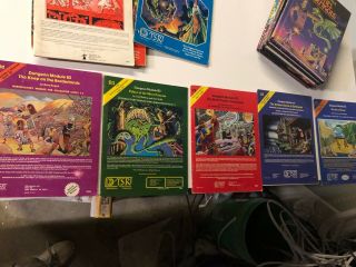 TSR D&D Dungeons & Dragons Set.  15 piece very rare 1st editions 8