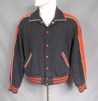 Vintage 1950s Lancaster High School Wool Varsity Jacket Pa.  Lettermans Mccaskey