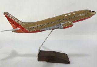 Southwest Airlines Airplane Counter Desktop Display Model Plane Vintage Retired
