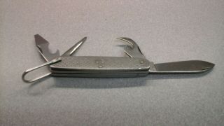 Vintage Camillus 1978 Military Ss 4 Blade Pocket Knife