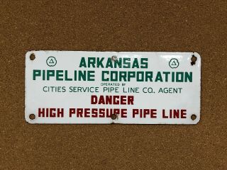 Rare Arkansas Pipeline Corporation / Cities Service Pipe Line Co.  Oil Well Lease