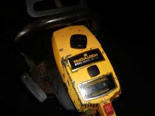 VINTAGE MCCULLOCH PRO MAC 10 - 10 CHAINSAW 3