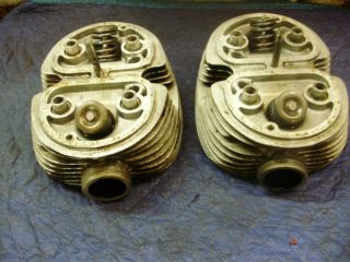 Bmw Motorcycle Airhead R75/5 /6 Heads W Valves 1975 Vintage Fits 1970 - 1977