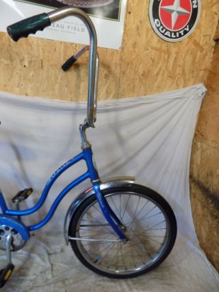 1970 SCHWINN STINGRAY LIL CHIK/FAIR LADY MUSCLE BIKE VINTAGE BICYCLE BLUE,  SLIK 5