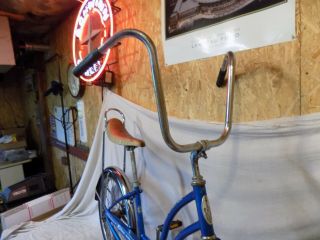 1970 SCHWINN STINGRAY LIL CHIK/FAIR LADY MUSCLE BIKE VINTAGE BICYCLE BLUE,  SLIK 6