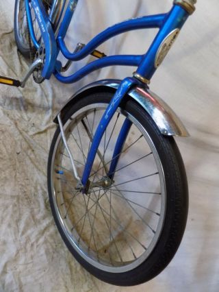 1970 SCHWINN STINGRAY LIL CHIK/FAIR LADY MUSCLE BIKE VINTAGE BICYCLE BLUE,  SLIK 7