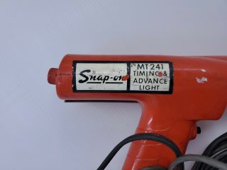 Vintage SNAP - ON Timing Light MT241 timing & Advance Light. 2