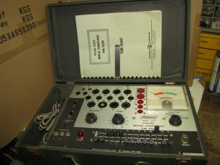 Vintage Mercury 2000 Tube Tester Still Maybe In Need Calibration