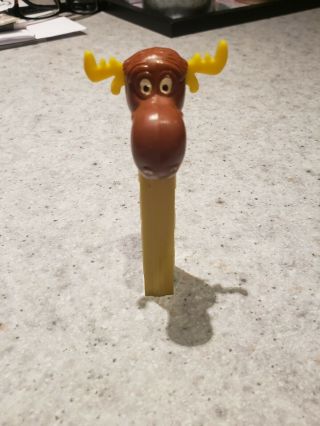 Early 1960’s Bullwinkle PEZ Yellow Stem Vintage No Feet 8