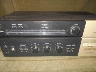 Vintage PIONEER SA - 130 TX - 130 Integrated Hifi System Stereo Amplifier AND Tuner 3