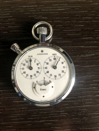 Junghans Vintage Pocket Chronometer Chronometre Germany 1960s