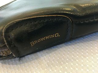 Browning Hi - Power Gun Rug Soft Gun Case Red Felt Interior Leatherette Vintage 3