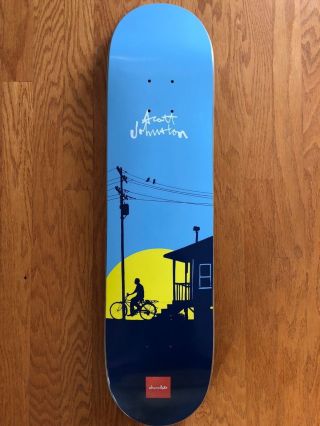 Chocolate Scott Johnston Sun Sunset Series Rare Skateboard Deck Evan Hecox