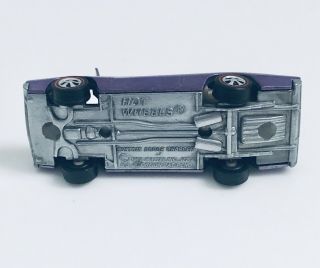 Vintage Hot Wheels Redline 1969 Custom Dodge Charger Purple (Restored Color) 6