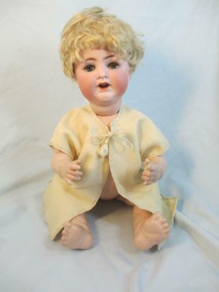 Antique German Bisque Baby Doll 14 " Simon & Halbig For Hugo Weigand 1351