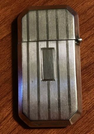 Vintage Rare 1912 Meb Sterling Silver Lighter Made In Austria
