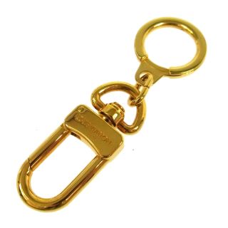 Authentic Louis Vuitton Bag Charm Key Holder Gold France Vintage Ak26267