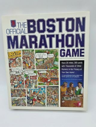 Rare Official Boston Marathon Game 1978 Complete Rare Vintage