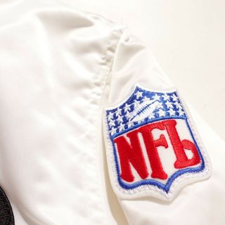 Vintage Pro Line Starter NFL SF 49ers White Bomber Jacket Mens Medium Deadstock 3
