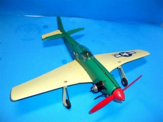 Vintage Gas Powered Control Line Model Airplane Comet - Mustang F - 51