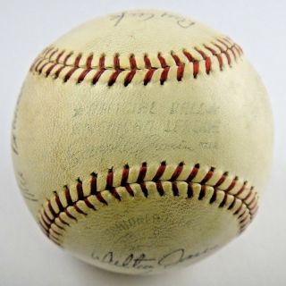 Carl Yastrzemski Signed Vintage Official 1960 ' s A.  L.  Joe Cronin Baseball JSA/PSA 6