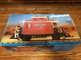 Vintage Playmobil 4123 Steaming Mary Train Caboose Colorado Ranger Railroad