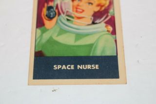 Vintage Space Patrol Space Nurse Trading Card Rice Chex Cereal Ralston 1950 ' s 2