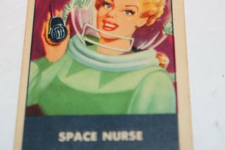 Vintage Space Patrol Space Nurse Trading Card Rice Chex Cereal Ralston 1950 ' s 4