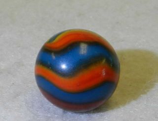 9756m Vintage Peltier NLR Superman Marble.  60 Inches Near 4