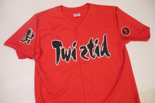 2xl Vintage Twiztid Jersey Insane Clown Posse 420 Rap Shirt Icp Sewn Red Logos