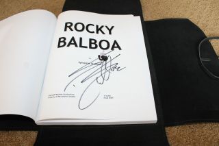 Fyc Rare Rocky Balboa Movie Script Signed Sylvester Stallone Autograph Fyi