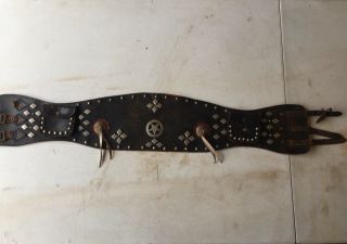 Vintage 1940’s Harley Davidson Leather Riding Kidney Belt Rare