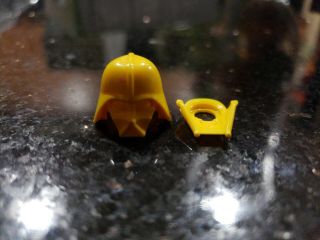 AUTHENTIC LEGO PROTOTYPE DARTH VADER YELLOW HELMET RARE 2