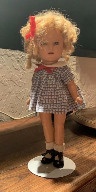 Vintage Shirley Temple Doll Composition 13 "