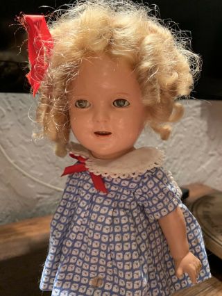 Vintage SHIRLEY TEMPLE Doll COMPOSITION 13 