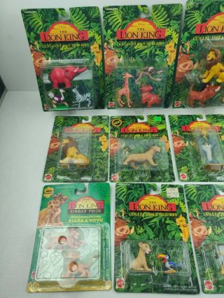 Vintage 1994 Mattel Disney The Lion King Collectible PVC Figures Set of 12  2
