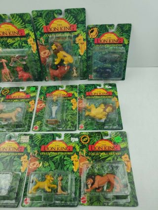 Vintage 1994 Mattel Disney The Lion King Collectible PVC Figures Set of 12  3