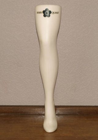 Rare Vintage Mary Quant Stockings Shop Advertising Display Leg 