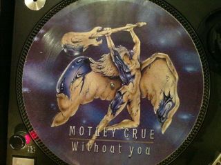 Mötley Crüe - Without You Rare 12 " Picture Disc Lp (the Best Of Greatest Hits)