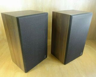 Vintage KEF CHORALE III Type SP3022 Audiophile Bookshelf Speaker System Walnut 2