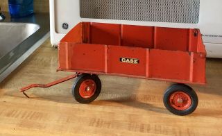 Vintage Ertl Case Trailer For 930 Or 1030 Case Tractor With Opening Gate Rare