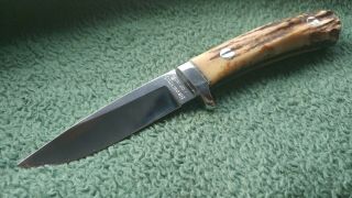 Vintage Browning Stag Hunter Fixed Blade Knife Model 65.  1 Of 1500 Japan