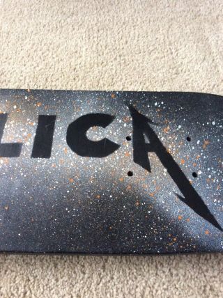 Metallica Skateboard Deck Vintage RARE 3