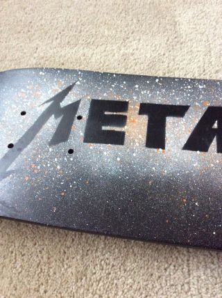 Metallica Skateboard Deck Vintage RARE 5