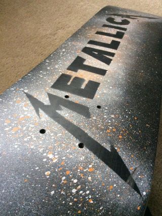Metallica Skateboard Deck Vintage RARE 7