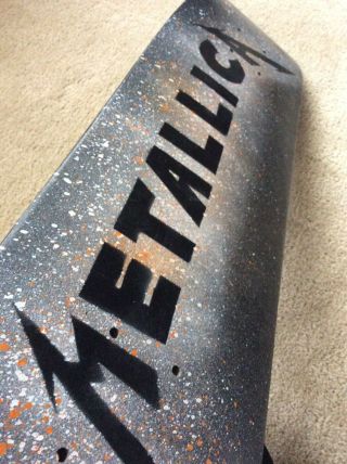 Metallica Skateboard Deck Vintage RARE 8